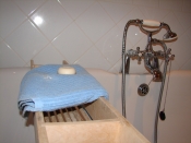 Bathroom in Stable Cottage at Westbrooke Barns, holiday accommodation in central Norfolk