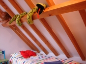Childrens bedroom in Stable Cottage at Westbrooke Barns, holiday accommodation in central Norfolk