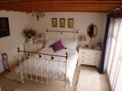 Master bedroom in Stable Cottage at Westbrooke Barns, holiday accommodation in central Norfolk